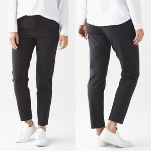 Lululemon City Trek Trouser Mid Rise Pant Ponte Black Size 4